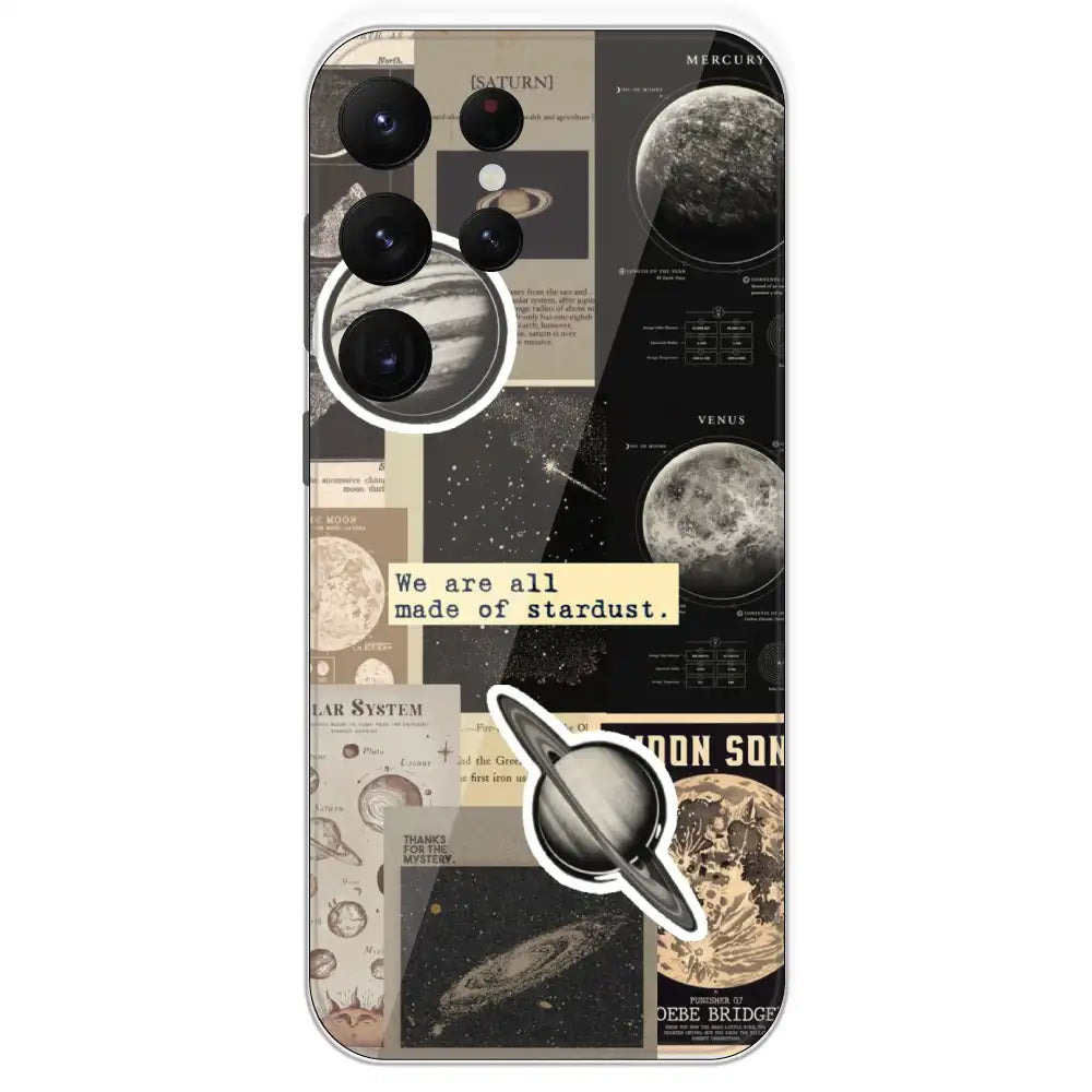 Planets - Printed Silicone Case For Samsung Galaxy S22 Ultra