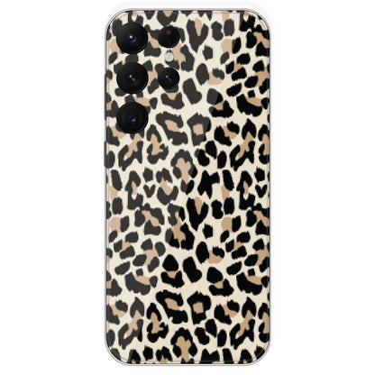 Leopard Print - Printed Silicone Case For Samsung Galaxy S22 Ultra