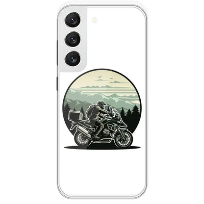 Biker - Printed Silicone Case For Samsung Galaxy S22