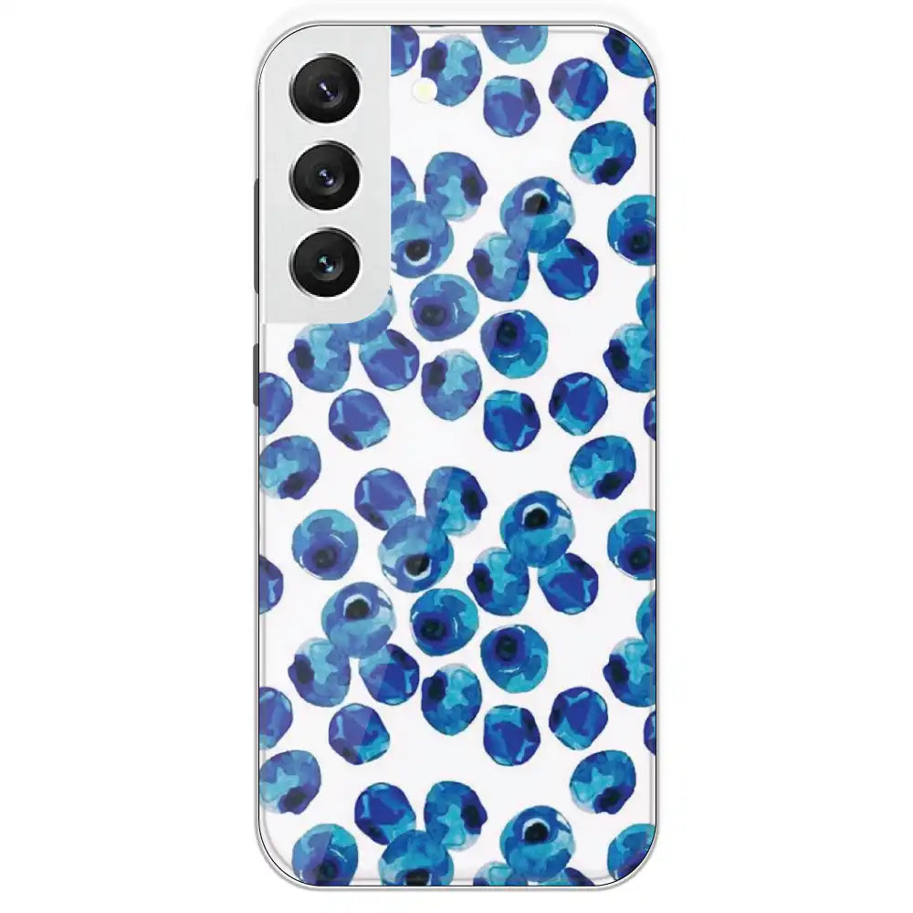 Blueberries - Printed Silicone Case For Samsung Galaxy S22