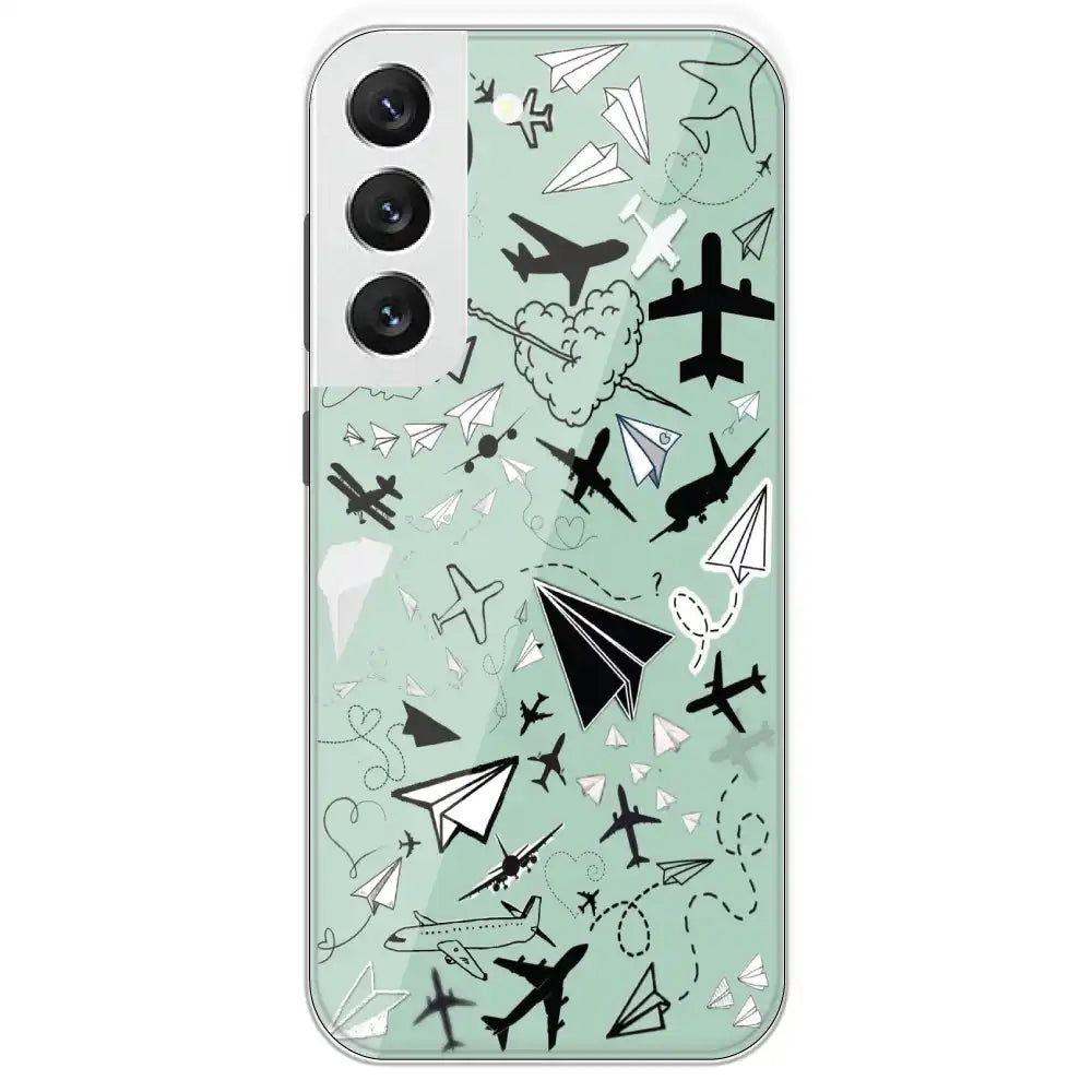 Planes - Printed Silicone Case For Samsung Galaxy S22