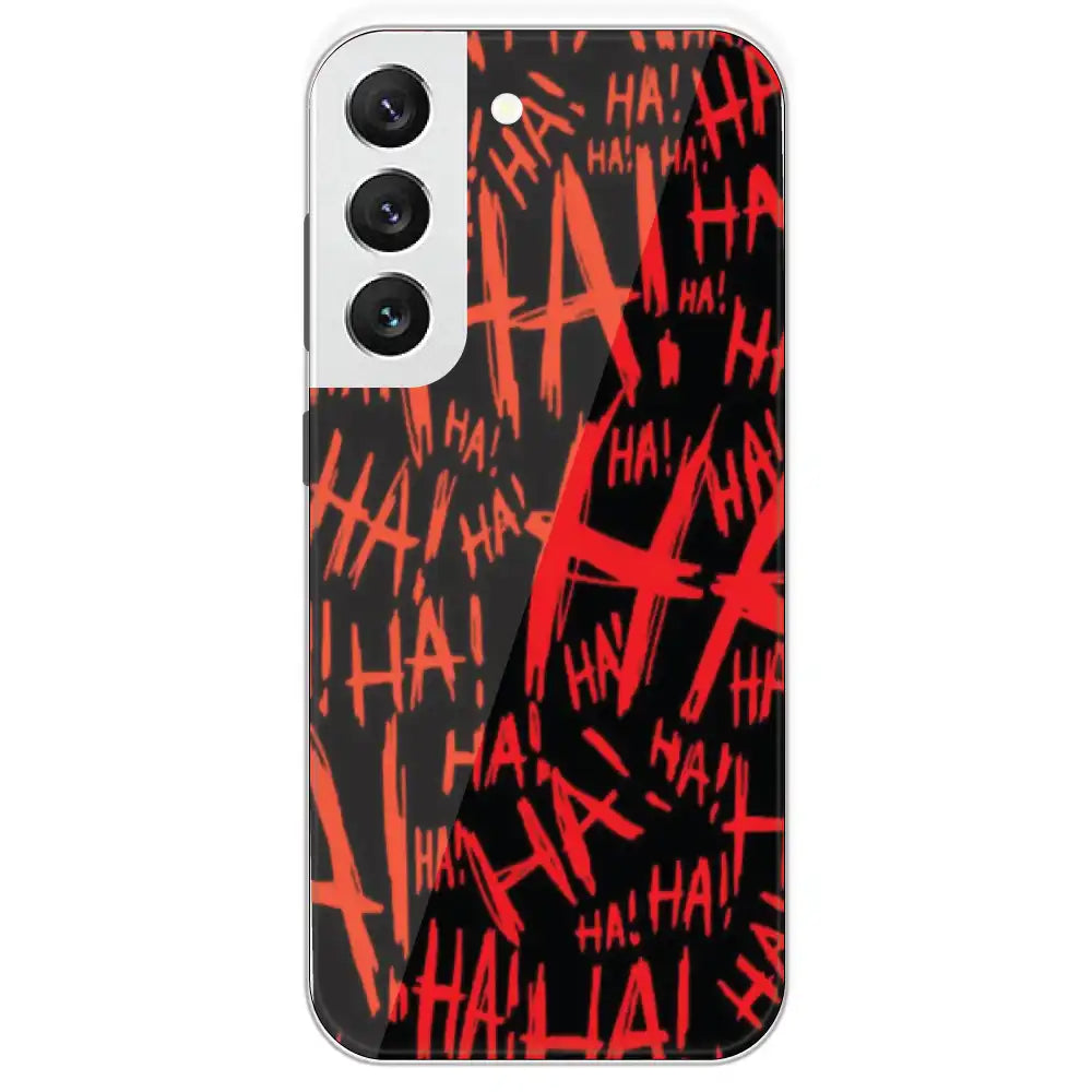 Ha ! - Printed Silicone Case For Samsung Galaxy S22