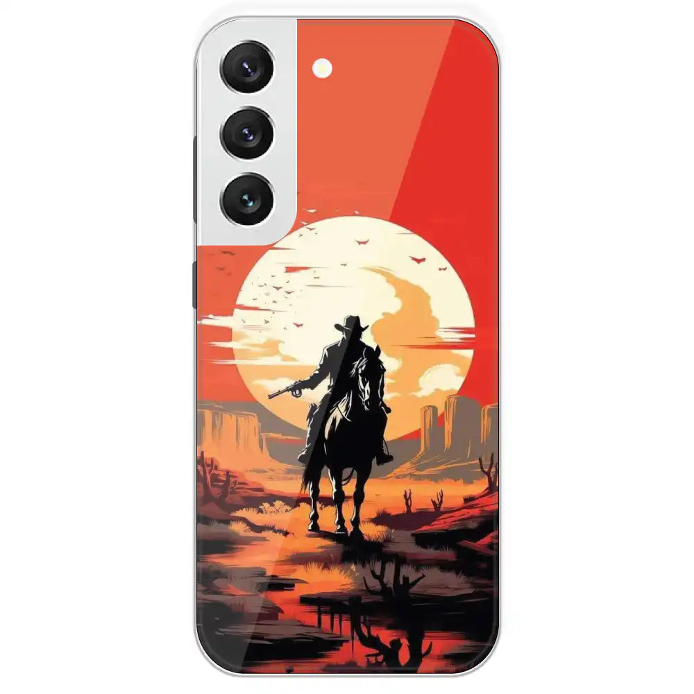 Cowboy - Printed Silicone Case For Samsung Galaxy S22
