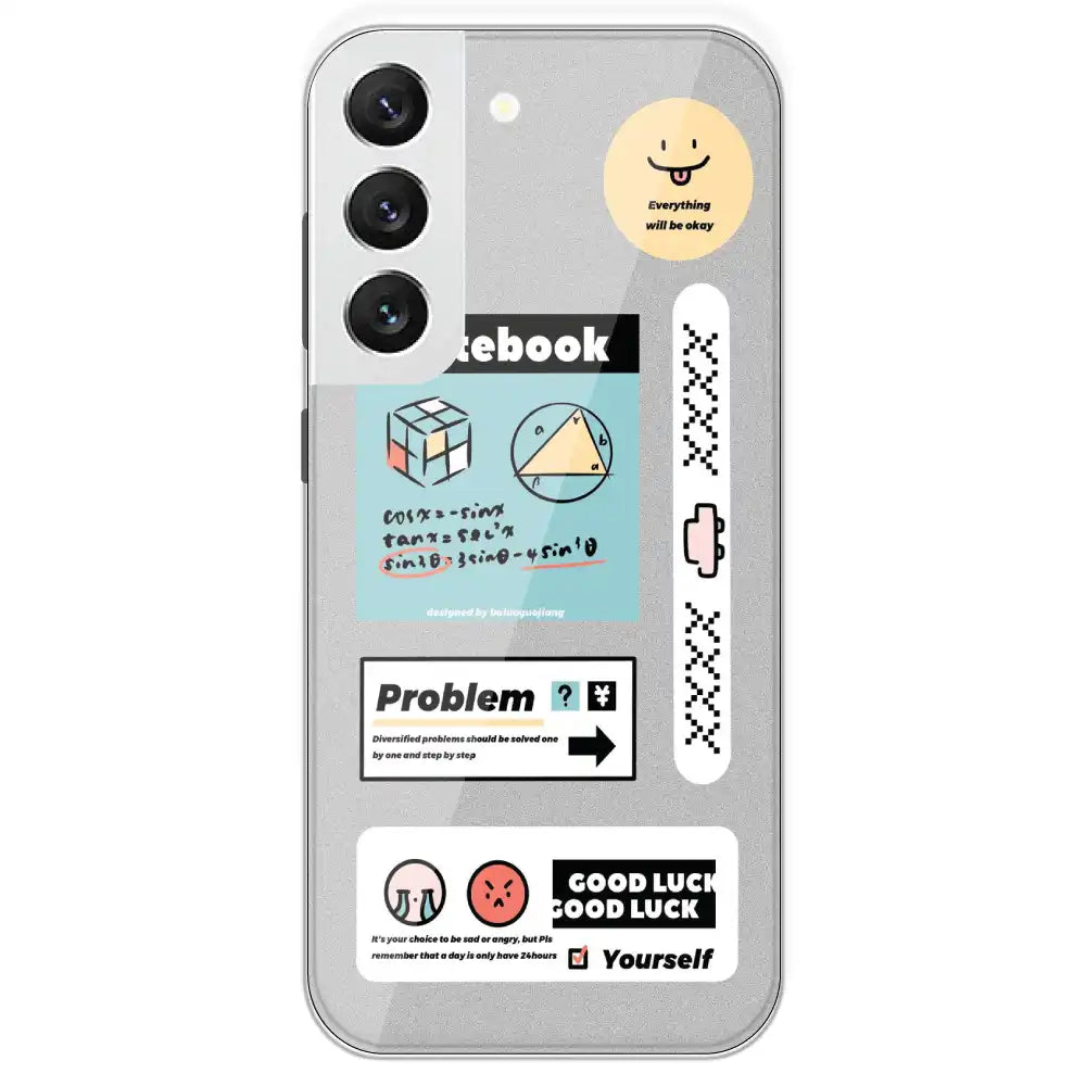 Exam Collage - Printed Silicone Case For Samsung Galaxy S22
