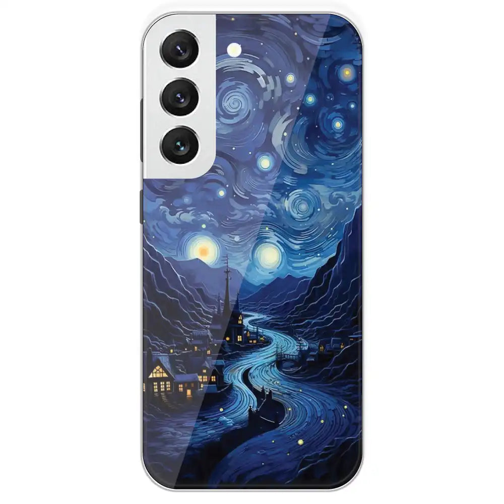 The Starry Night - Printed Silicone Case For Samsung Galaxy S22