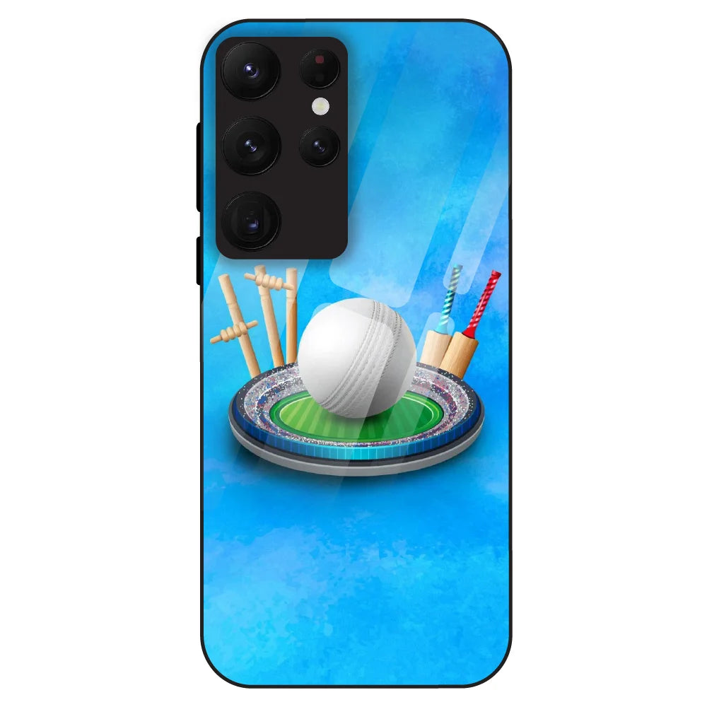 Cricket Fever - Glass Case For Samsung Galaxy S22 Ultra