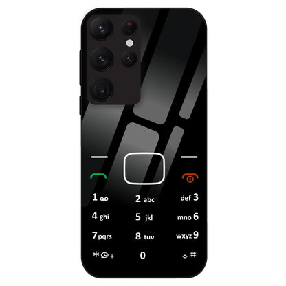 Retro Dial Pad Aesthetic - Glass Case For Samsung Galaxy S22 Ultra