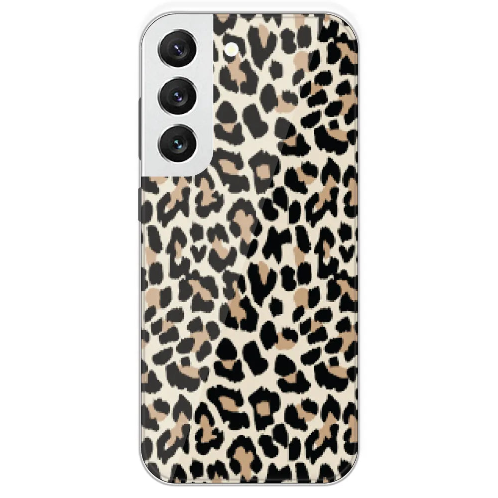 Leopard Print - Printed Silicone Case For Samsung Galaxy S22