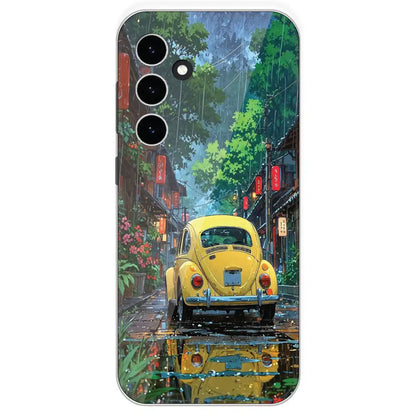 Yellow Bettle - Printed Silicone Case For Samsung Galaxy S23 FE
