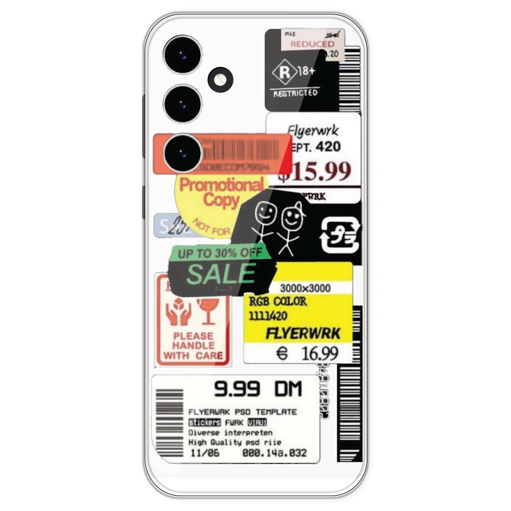 Sales - Clear Printed Silicone Case For Samsung Galaxy S23 FE