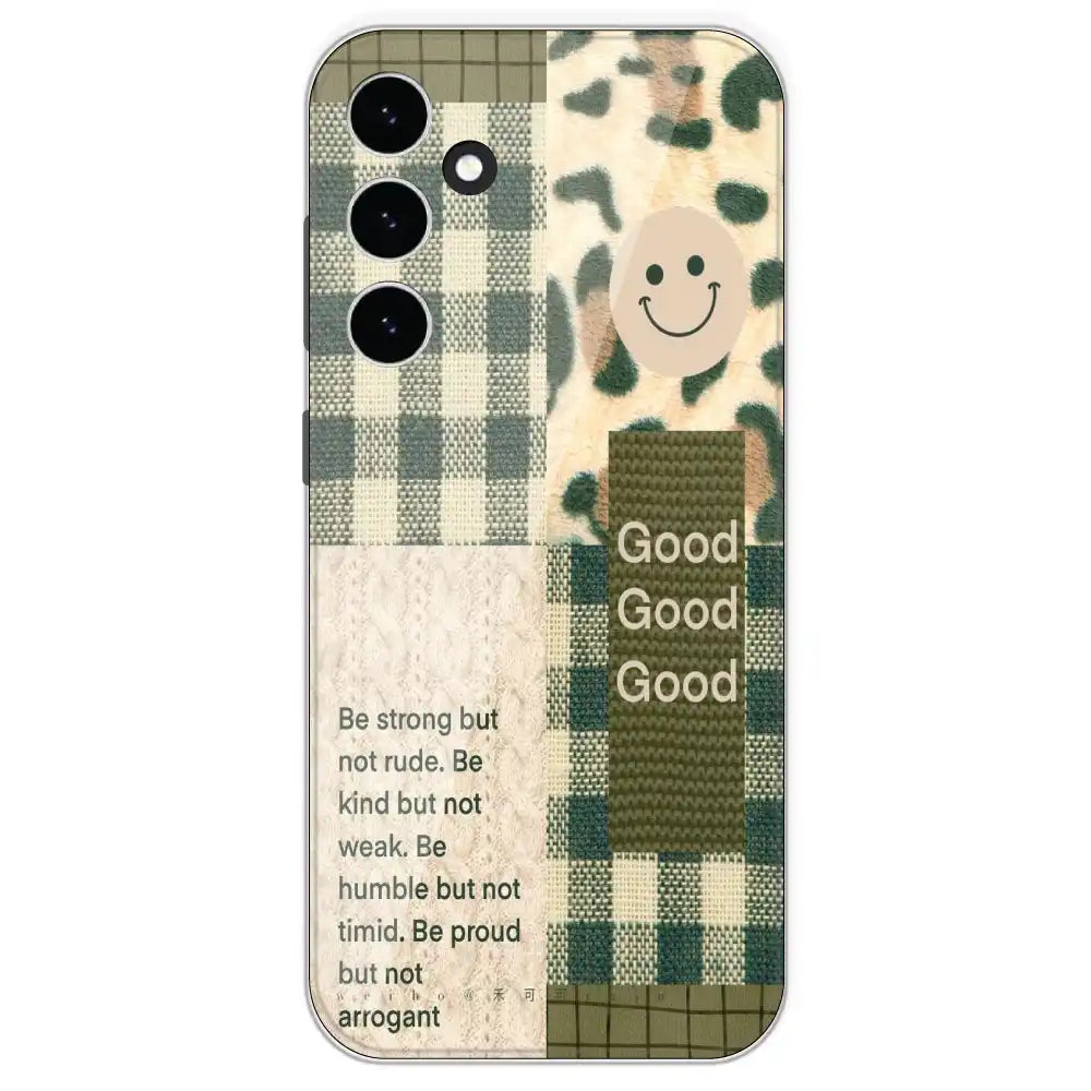 Patchwork Positivity - Printed Silicone Case For Samsung Galaxy S23 FE