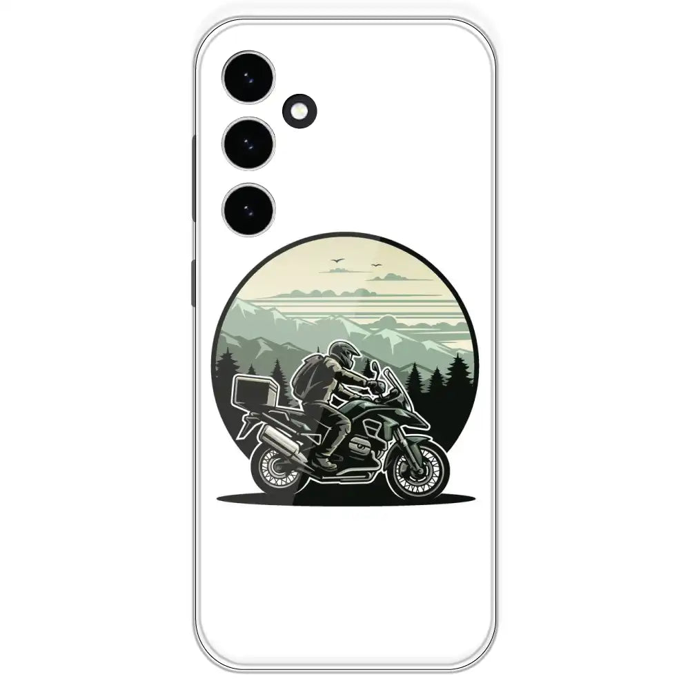 Biker - Printed Silicone Case For Samsung Galaxy S23 FE