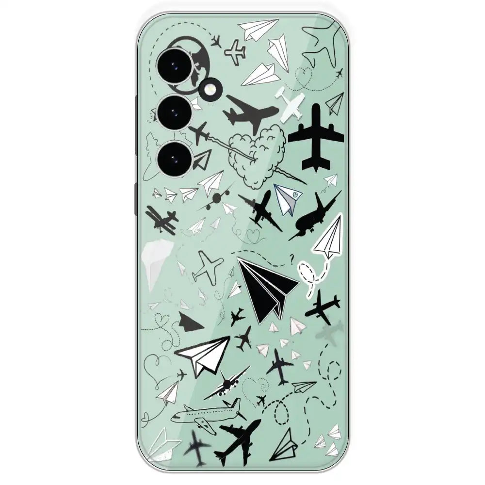 Planes - Printed Silicone Case For Samsung Galaxy S23 FE