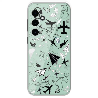 Planes - Printed Silicone Case For Samsung Galaxy S23 FE