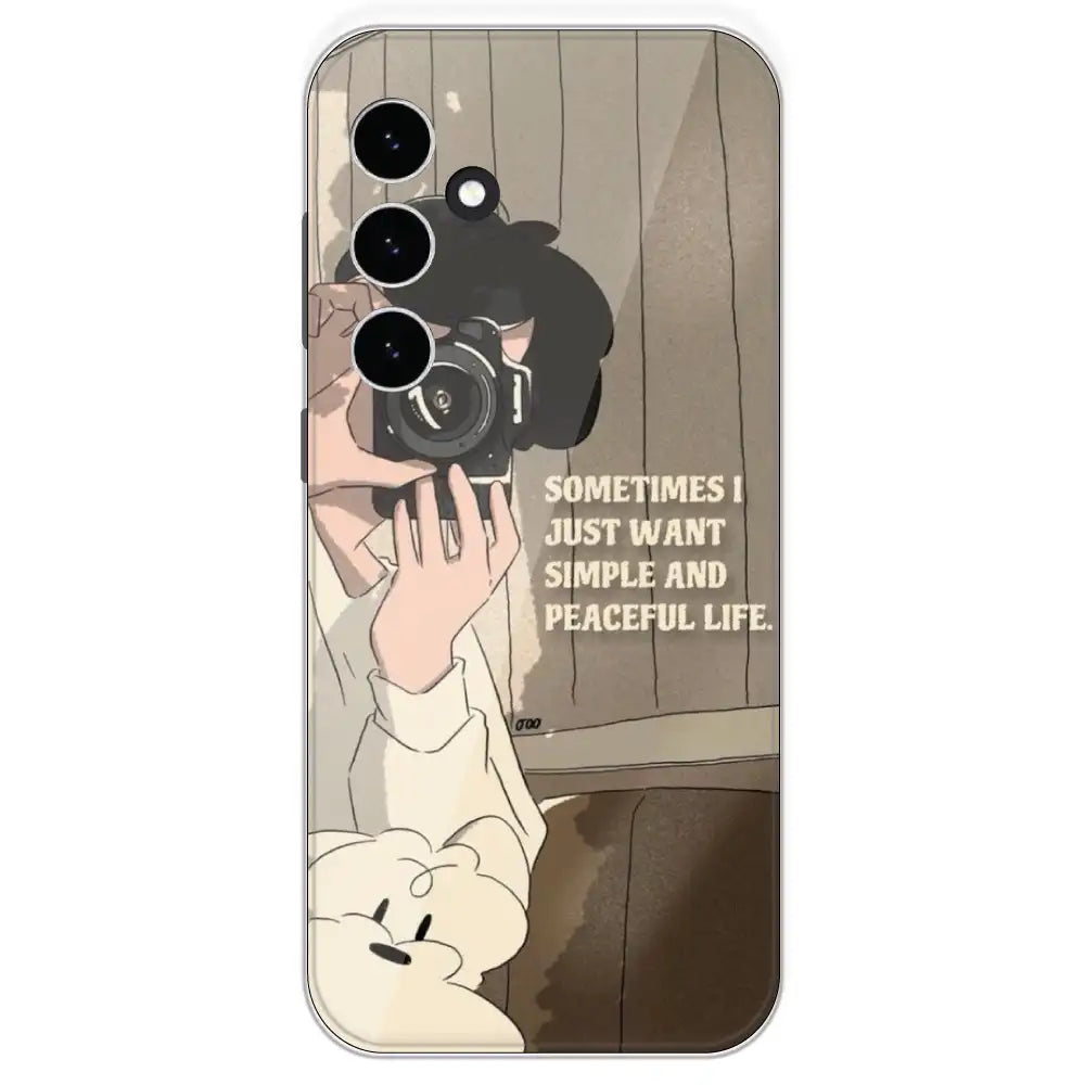 Photographer - Printed Silicone Case For Samsung Galaxy S23 FE