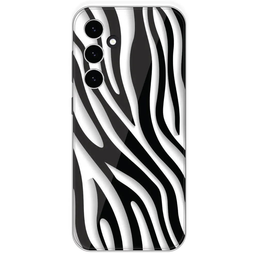 Zebra Print - Printed Silicone Case For Samsung Galaxy S23 FE