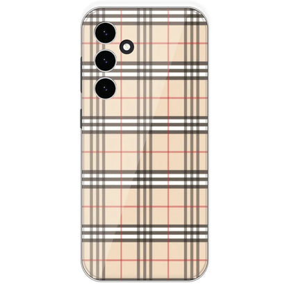 Yellow Checks - Printed Silicone Case For Samsung Galaxy S23 FE