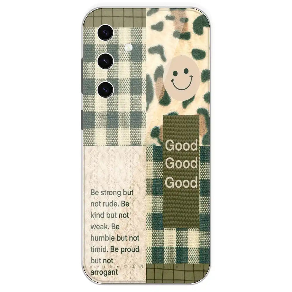 Patchwork Positivity - Printed Silicone Case For Samsung Galaxy S23 Plus
