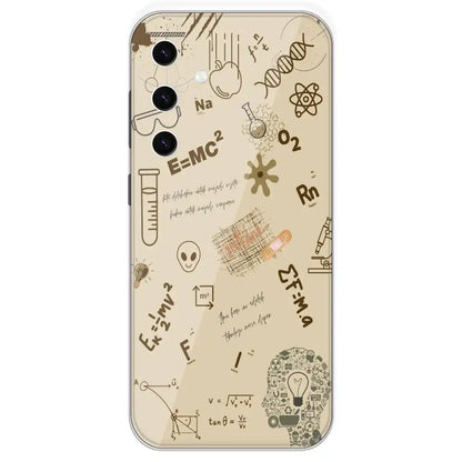 Physics Collage - Printed Silicone Case For Samsung Galaxy S23 Plus