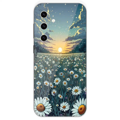 Daisy Sunset - Printed Silicone Case For Samsung Galaxy S23 Plus