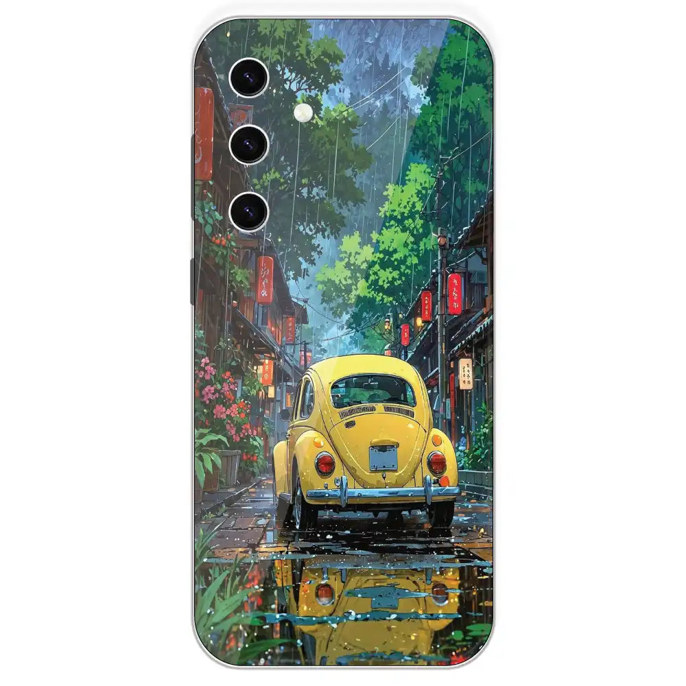 Yellow Bettle - Printed Silicone Case For Samsung Galaxy S23 Plus