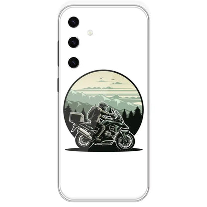 Biker - Printed Silicone Case For Samsung Galaxy S23 Plus
