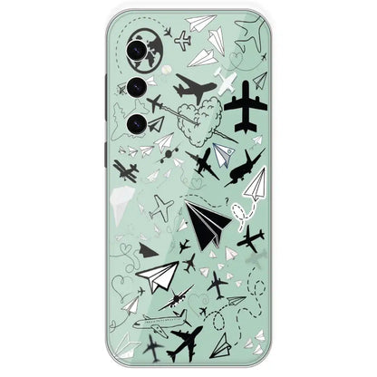 Planes - Printed Silicone Case For Samsung Galaxy S23 Plus