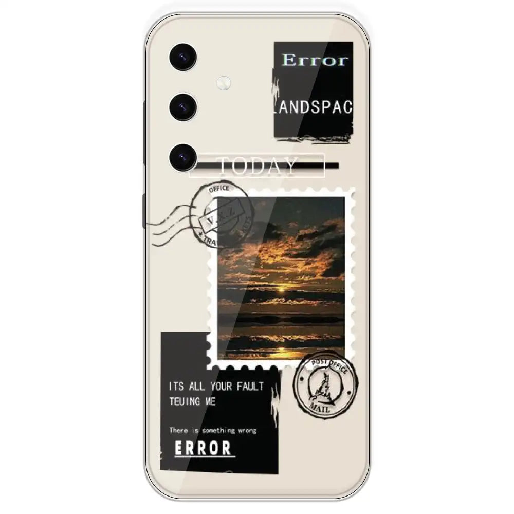 Post Card - Printed Silicone Case For Samsung Galaxy S23 Plus