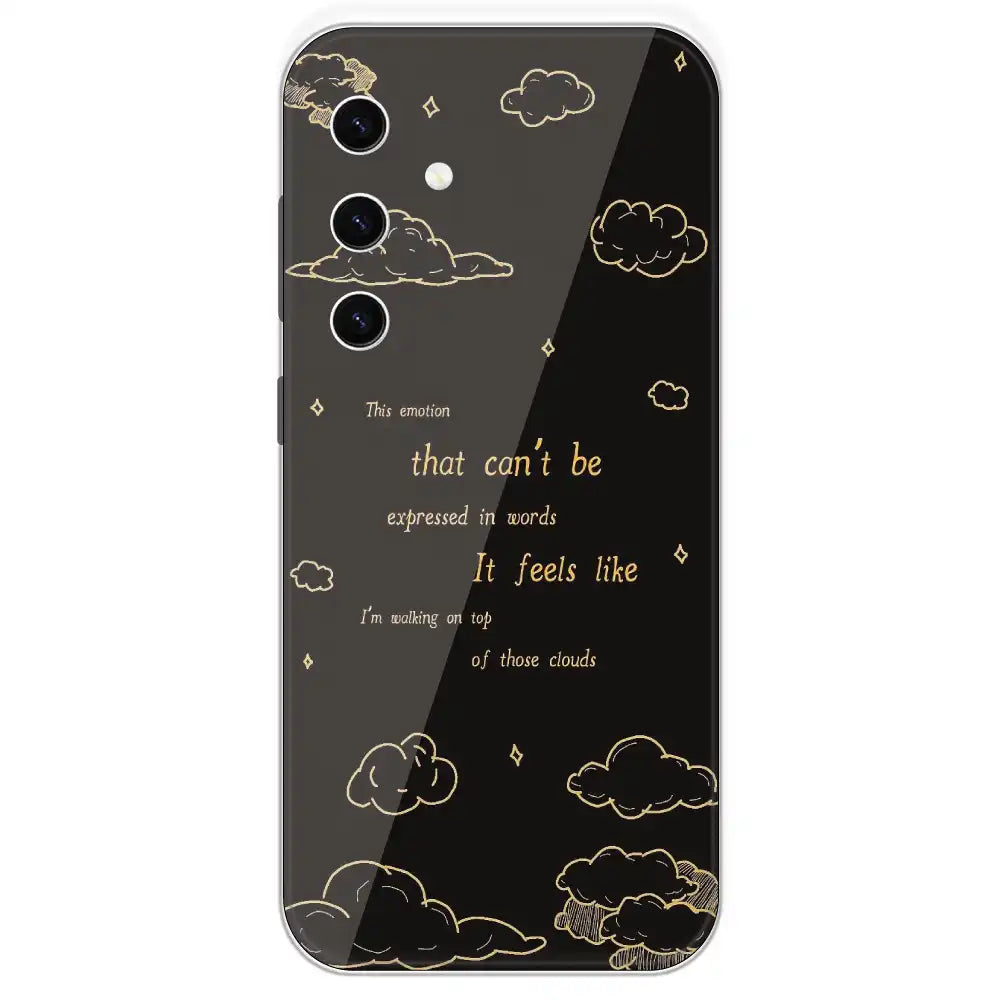 On Top Of Those Clouds - Printed Silicone Case For Samsung Galaxy S23 Plus