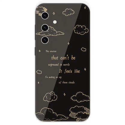 On Top Of Those Clouds - Printed Silicone Case For Samsung Galaxy S23 Plus