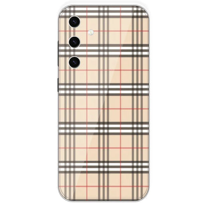 Yellow Checks - Printed Silicone Case For Samsung Galaxy S23 Plus