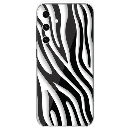 Zebra Print - Printed Silicone Case For Samsung Galaxy S23 Plus
