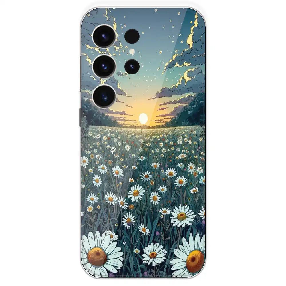 Daisy Sunset - Printed Silicone Case For Samsung Galaxy S23 Ultra