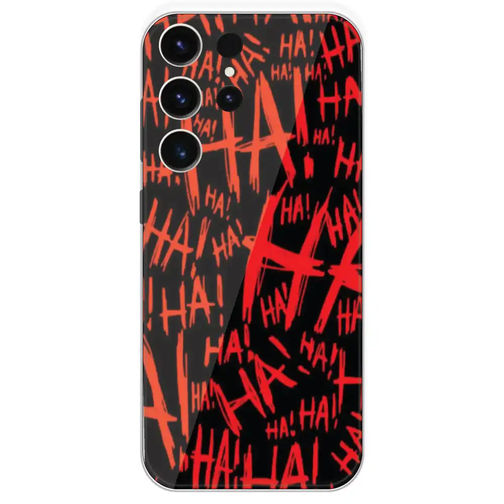 Ha ! - Printed Silicone Case For Samsung Galaxy S23 Ultra