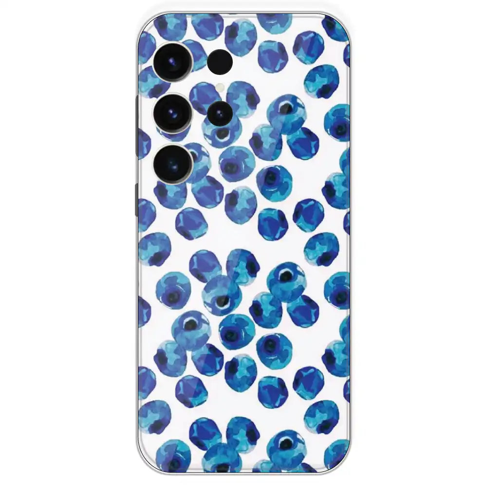 Blueberries - Printed Silicone Case For Samsung Galaxy S23 Ultra