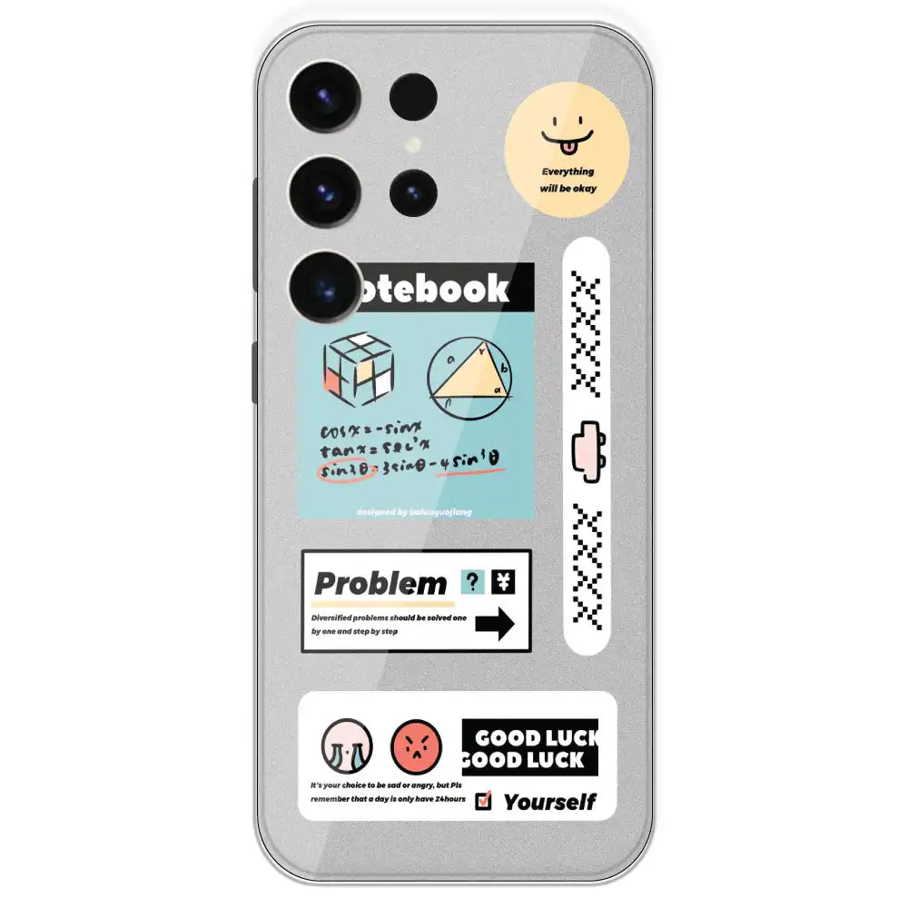 Exam Collage - Printed Silicone Case For Samsung Galaxy S23 Ultra