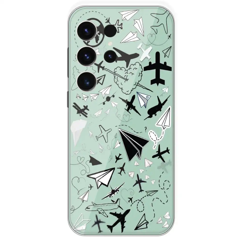 Planes - Printed Silicone Case For Samsung Galaxy S23 Ultra
