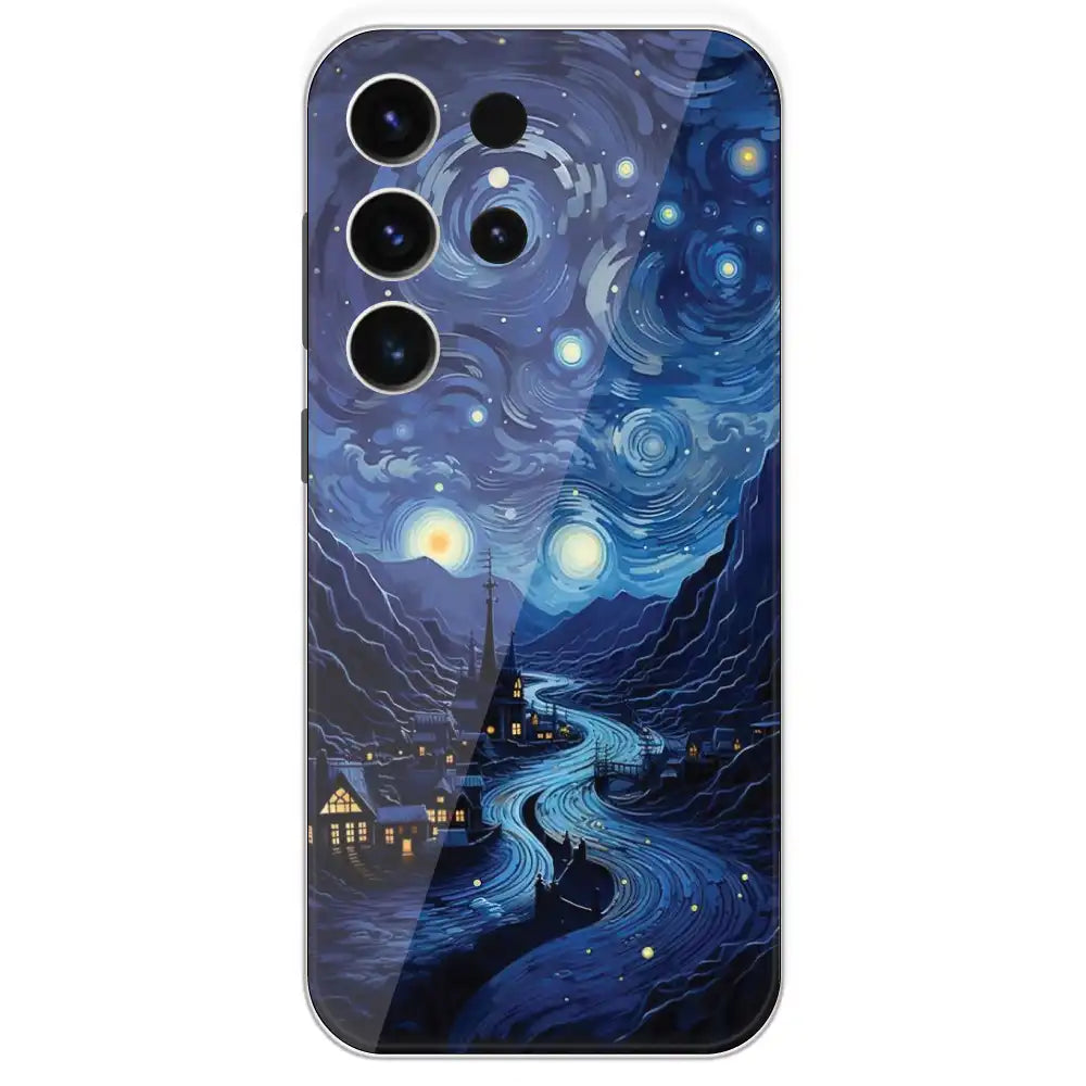 The Starry Night - Printed Silicone Case For Samsung Galaxy S23 Ultra