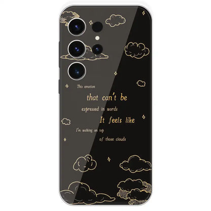 On Top Of Those Clouds - Printed Silicone Case For Samsung Galaxy S23 Ultra