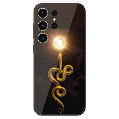 Golden Serpent - Printed Silicone Case For Samsung Galaxy S23 Ultra