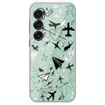 Planes - Printed Silicone Case For Samsung Galaxy S23