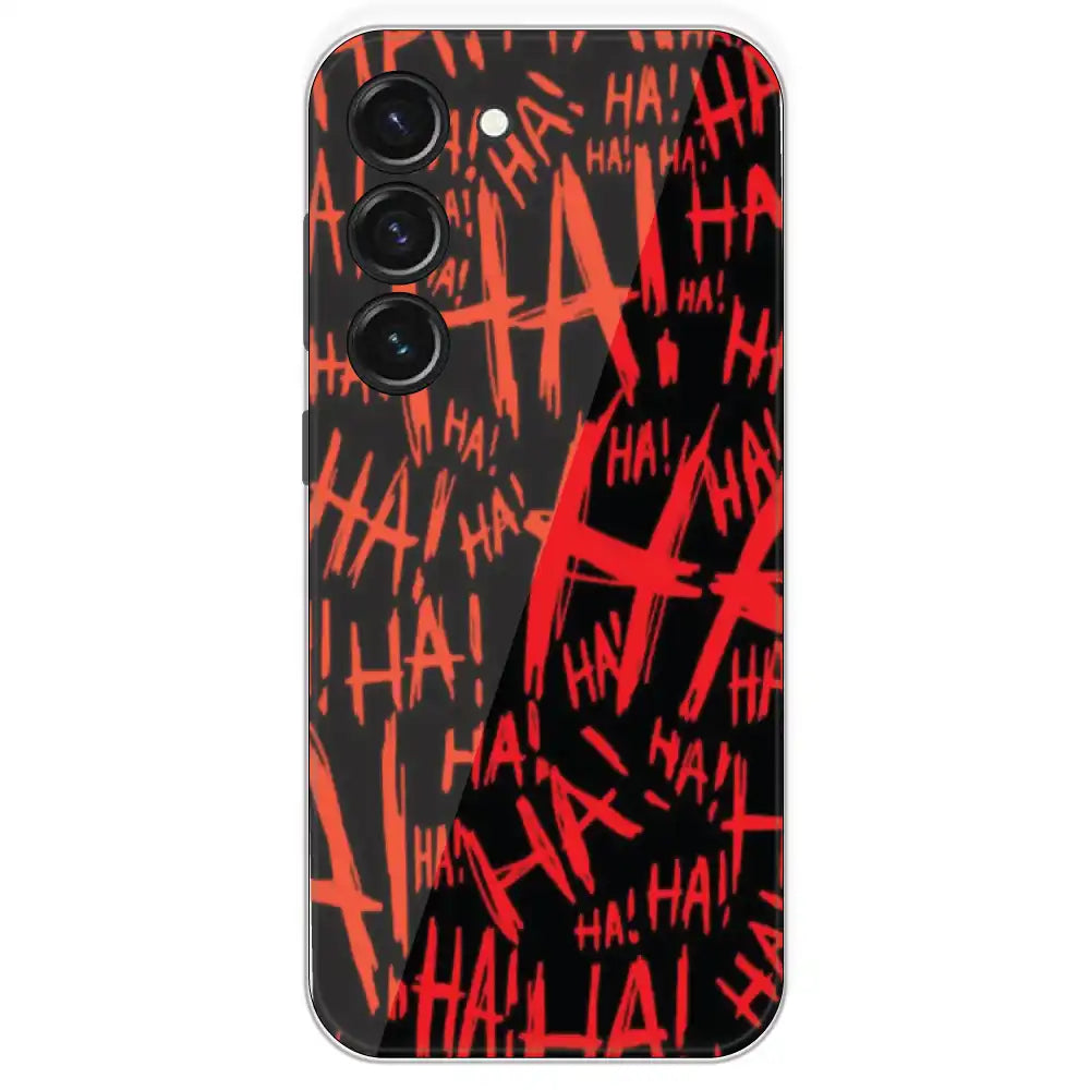 Ha ! - Printed Silicone Case For Samsung Galaxy S23