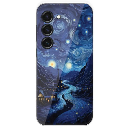 The Starry Night - Printed Silicone Case For Samsung Galaxy S23