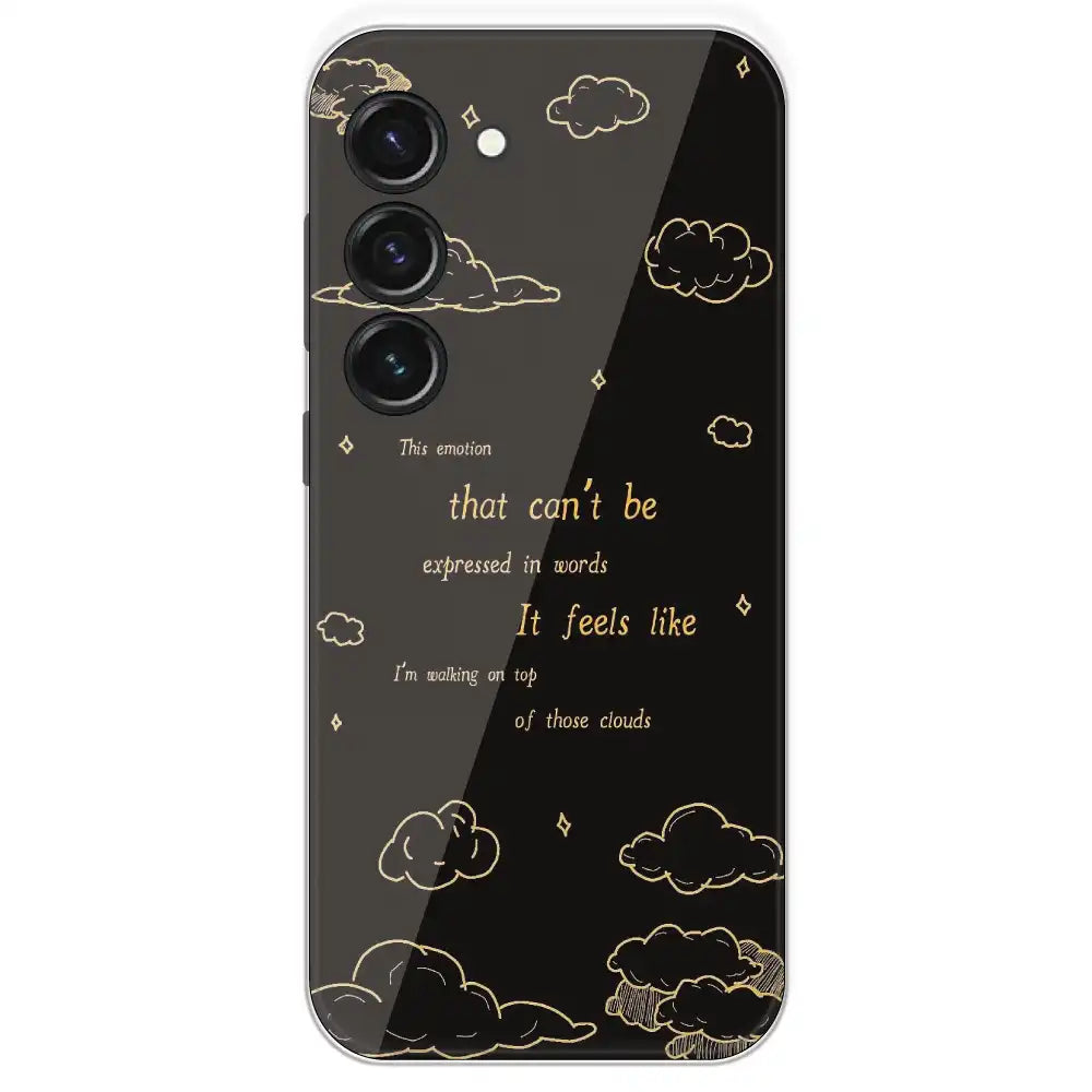On Top Of Those Clouds - Printed Silicone Case For Samsung Galaxy S23