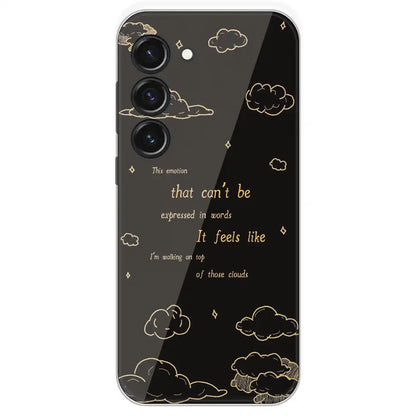 On Top Of Those Clouds - Printed Silicone Case For Samsung Galaxy S23