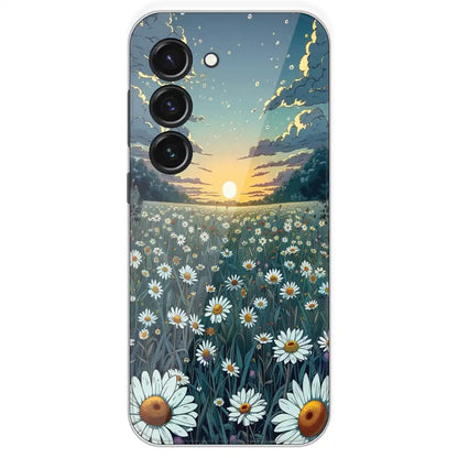 Daisy Sunset - Printed Silicone Case For Samsung Galaxy S23