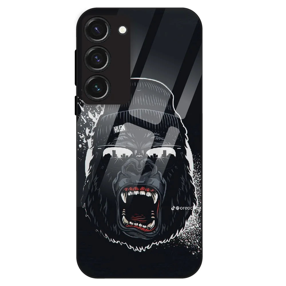 Savage Gorilla Street - Glass Case For Samsung Galaxy S23