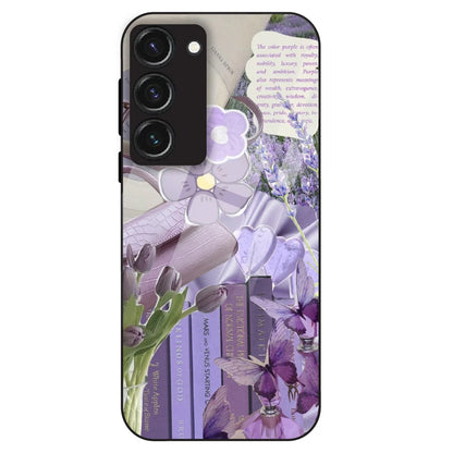 Purple Aesthetic - Glass Case For Samsung Galaxy S23