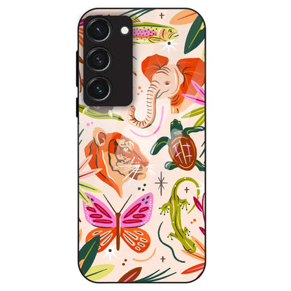 Wild Jungle Creatures - Glass Case For Samsung Galaxy S23