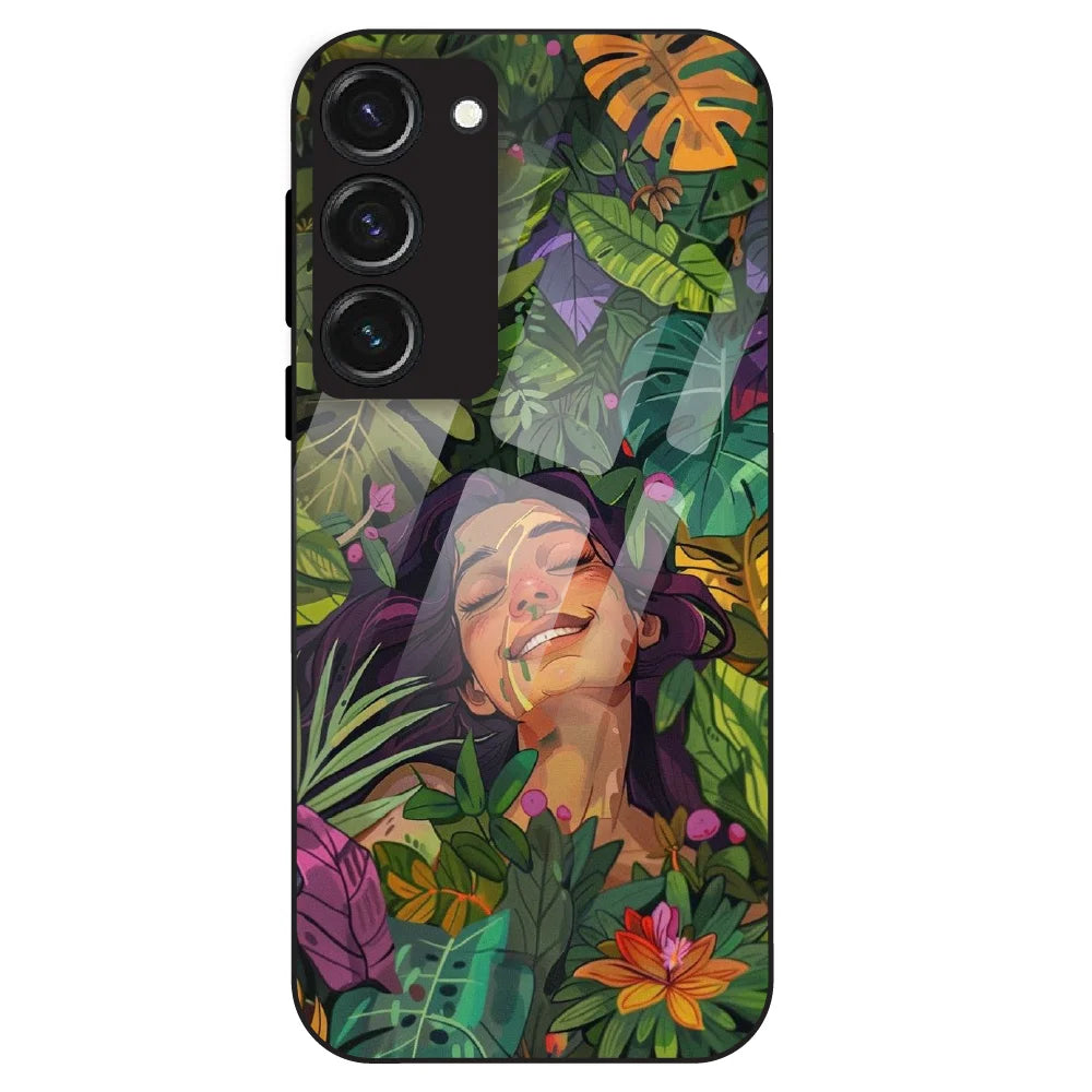 Nature Bliss Aesthetic - Glass Case For Samsung Galaxy S23